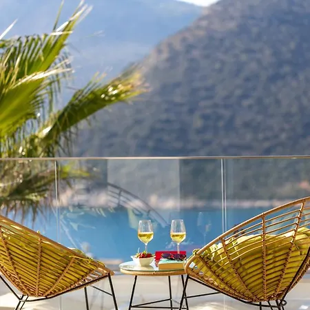 Moonshine Fantastic View Large Privat Pool Kalkan