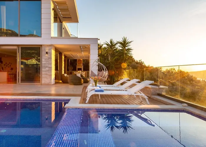 Moonshine Fantastic View Large Privat Pool Villa Kalkan