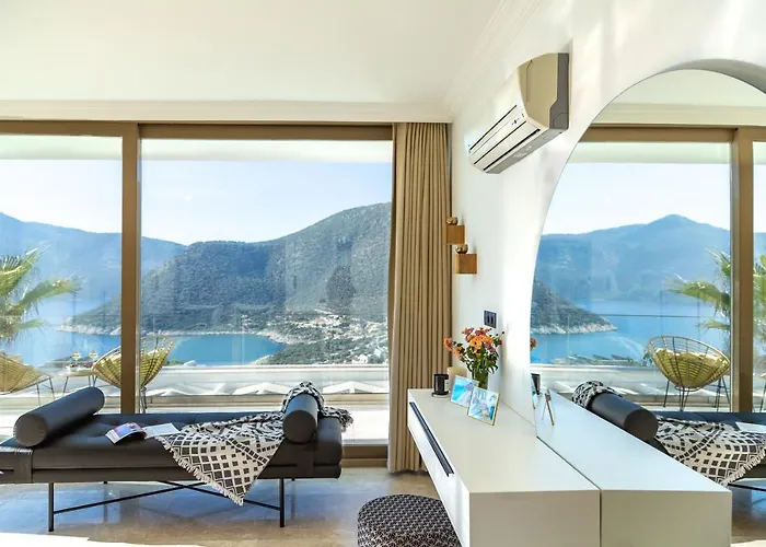 Moonshine Fantastic View Large Privat Pool * Kalkan