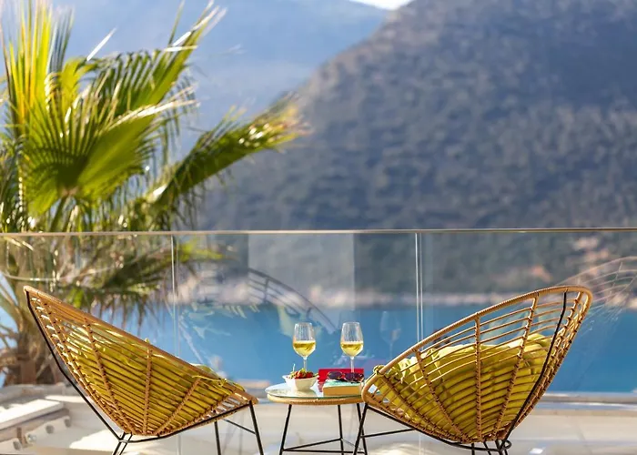 Moonshine Fantastic View Large Privat Pool Kalkan