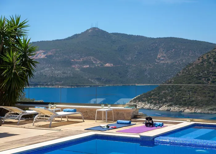 Moonshine Fantastic View Large Privat Pool Kalkan